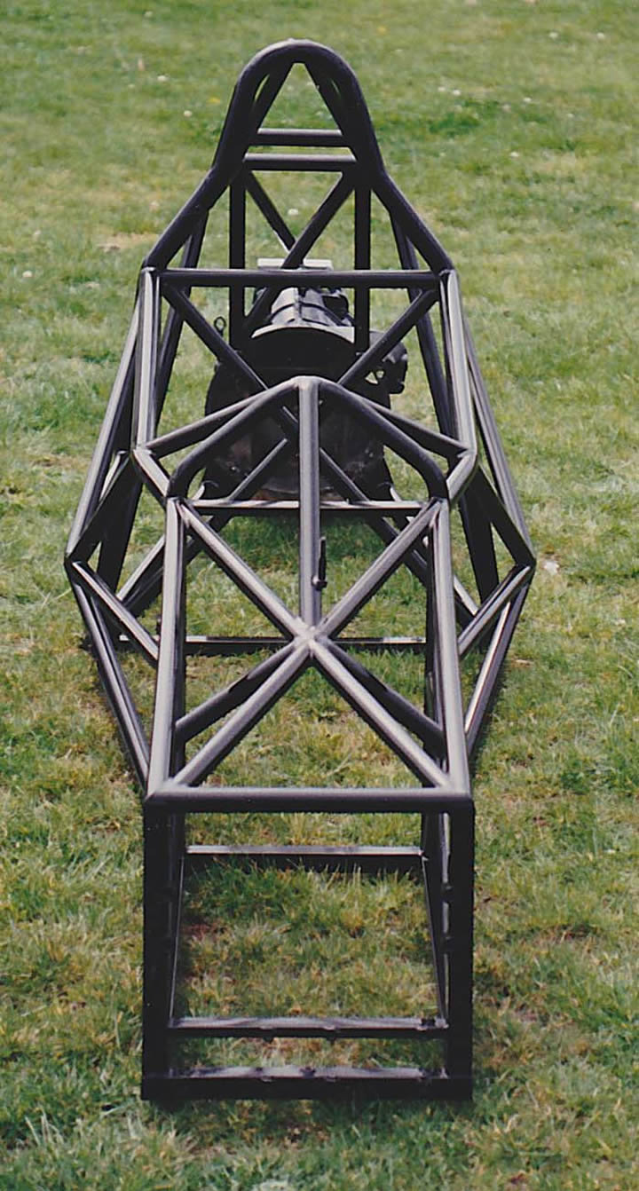 Formula Vee race car welded frame