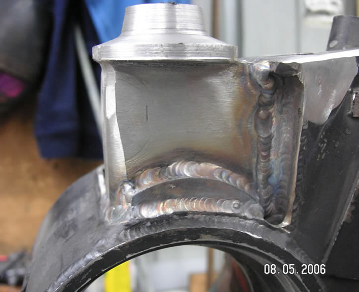 Welded mount joint